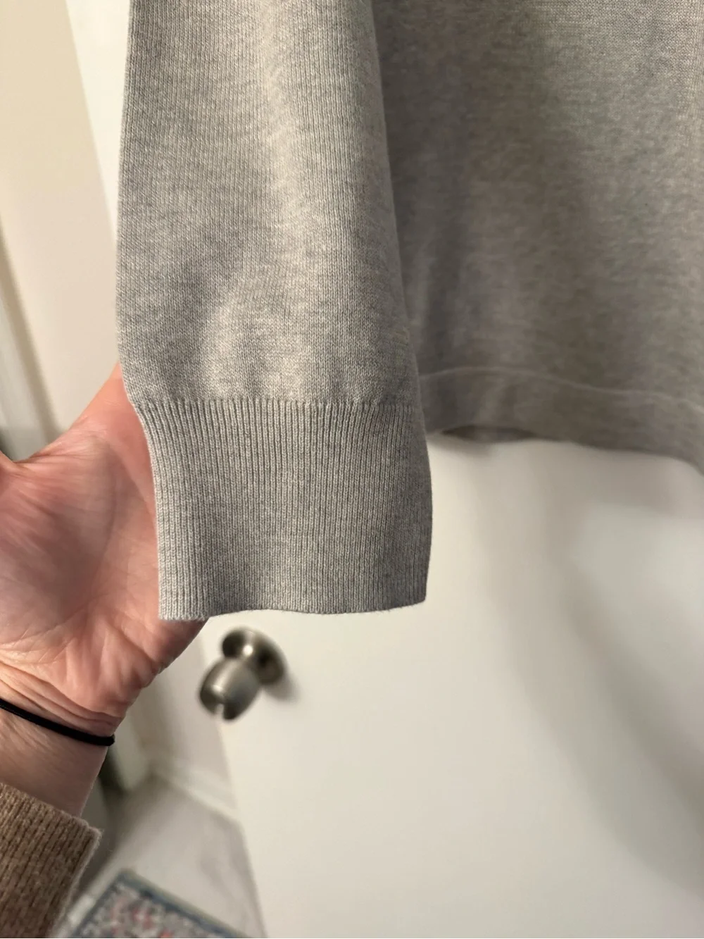 J. Crew Men's Cotton Crewneck Sweater - Heather Gray